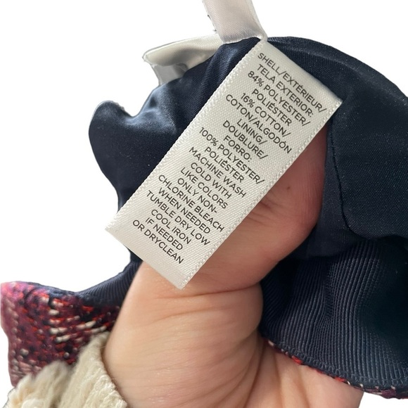 Loft Burgundy Aztec Skirt 10 - Picture 3 of 5